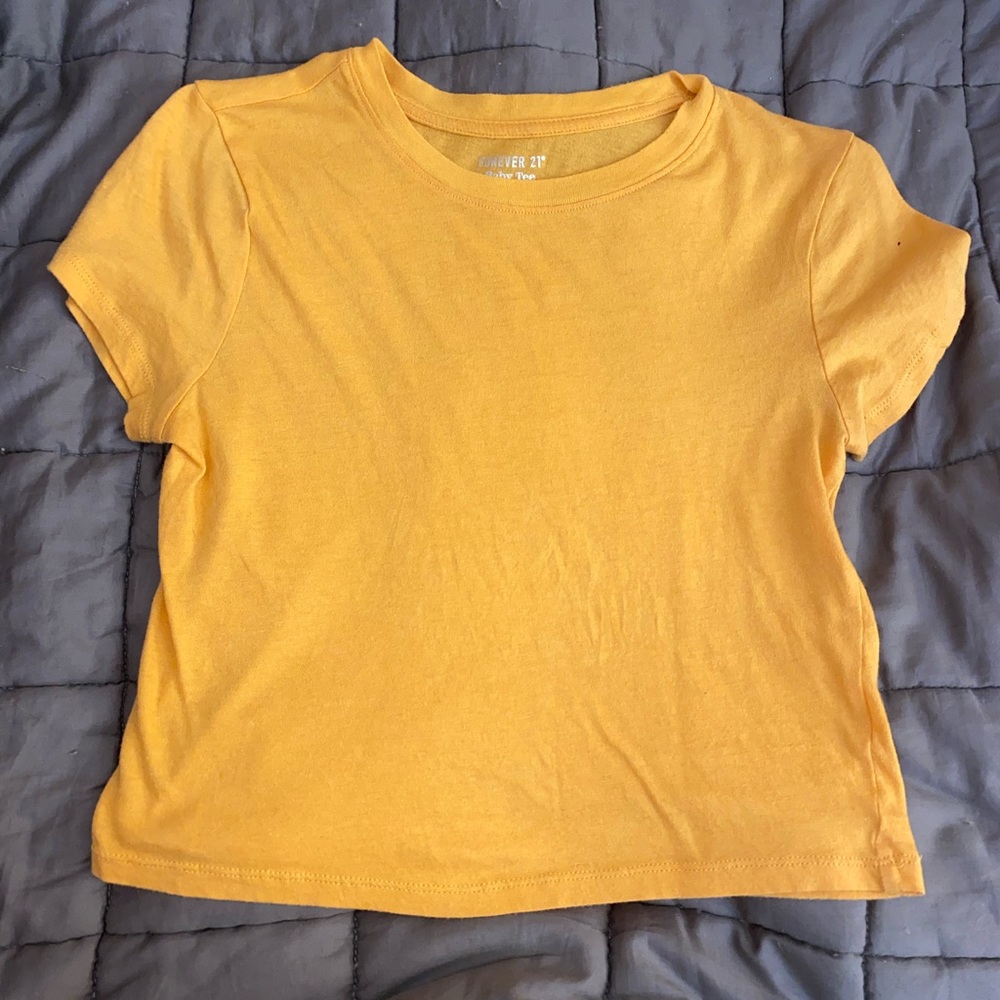 Yellow baby tee